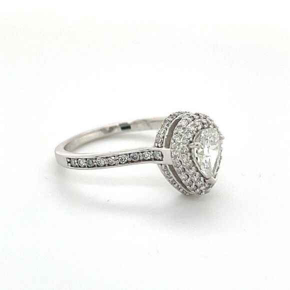 Diamond Ring Size 6.5 14k Gold 0.91 TCW 3.19 Grams Certified $5,950 215101 - Picture 4 of 14